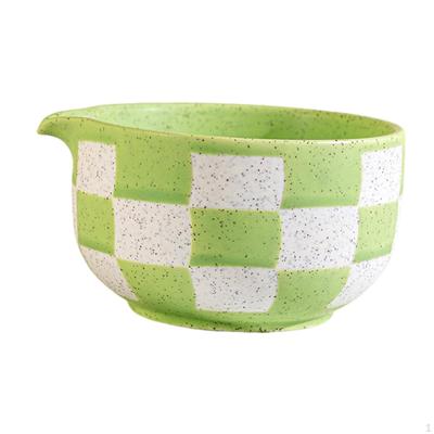 Ceramic Matcha Bowl Porcelain Tea Gift Elegant Utensil Accessories with Spout Tableware for