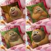Cartoon BBoonie Bears Cute Pillow Case Pattern Printed Pillowcase for Living Room Sofa Cushion Cover Bedroom Decor