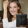 Square Watch Women Calendar Luminous Analog Display Cute Fashion Stainless Steel Band Waterproof Quartz Wristwatch Fashion Accessory - Birthday