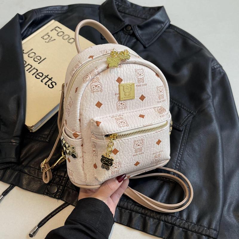 Plecak Plecak Damski Damski Nowy Modny Wysokiej klasy Torba Szkolna Dziewczęca Studentka Kolegium Podróżna Torebka Trend