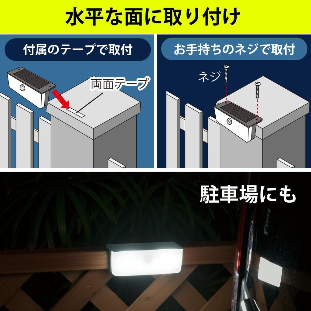 OHM LED Sensor Wall Light, Solar Powered, Daylight White, 100 Lumens, Outdoor Waterproof IP65, Motion Sensor, Light Sensor, LS-B100JOW-SD 06-4955,