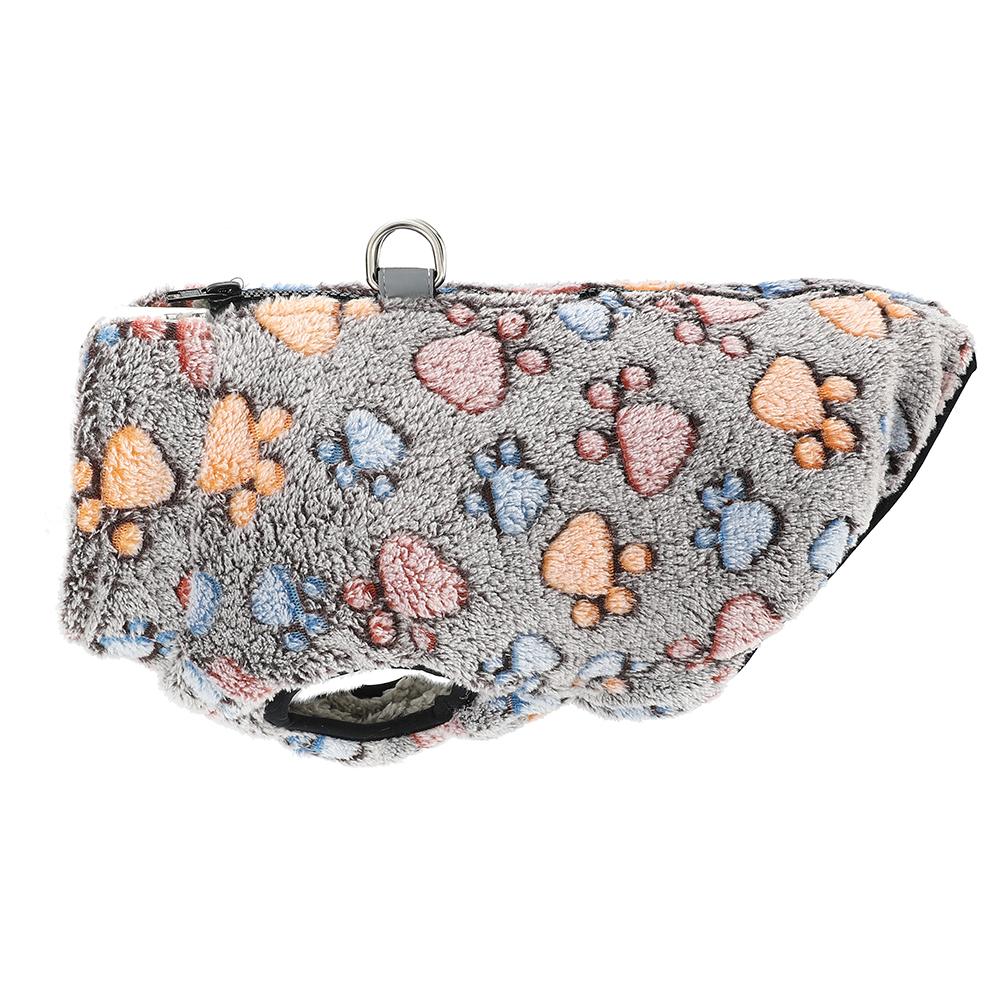 Winter Puppy Clothes Fleece Warm Dog Jacket Coat For Small Dogs Sweater With D-ring Elastic Adjustable Chihuahua Vest Outfits