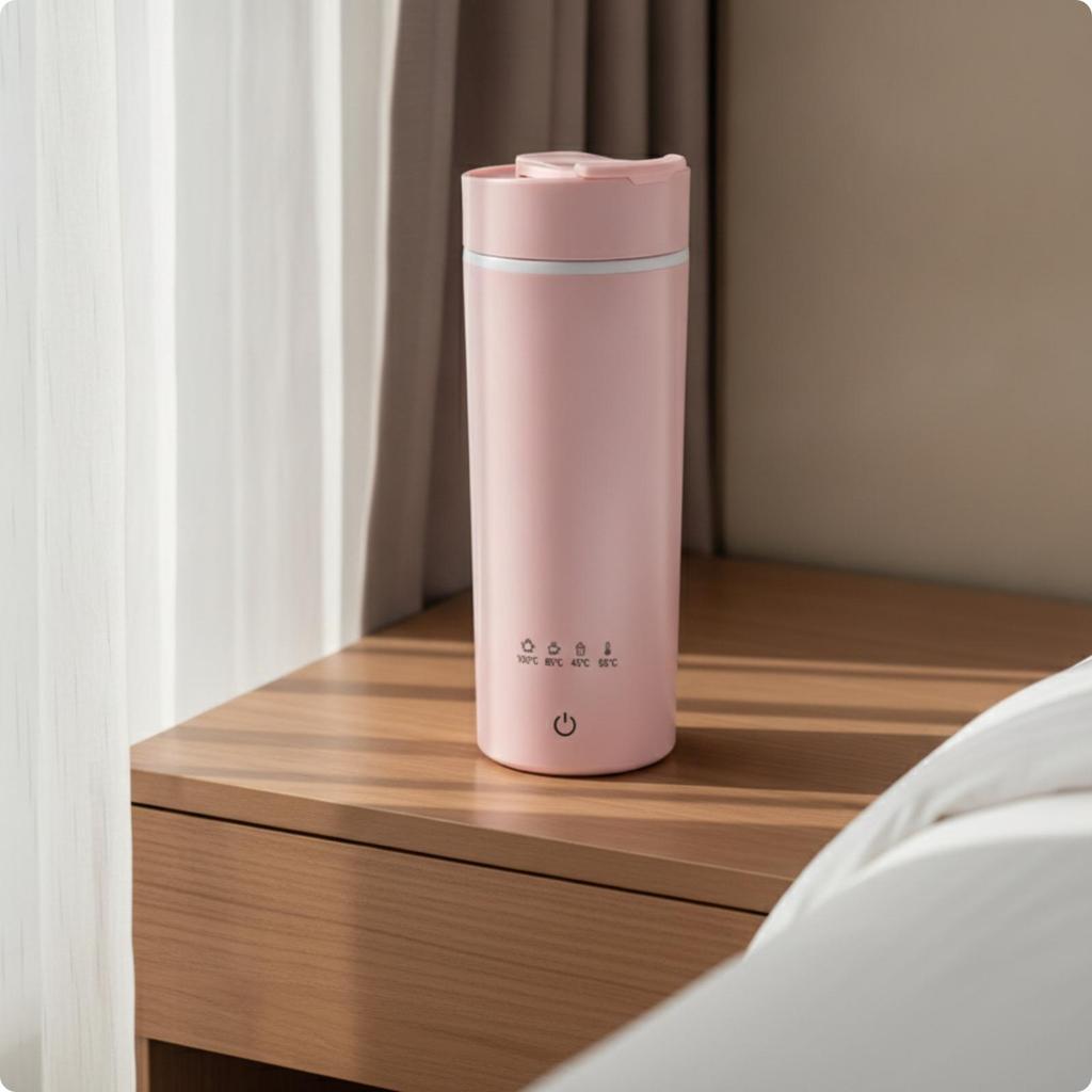 Portable Electric Heating Cup Compact Water Boiler for Office, Home