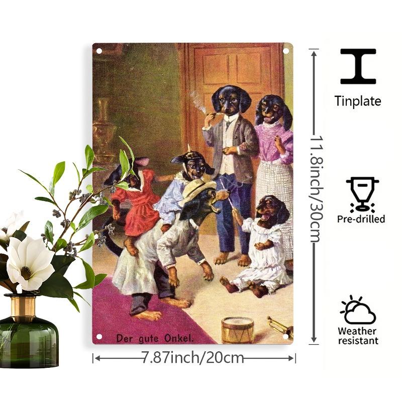 Retro Metal Paintings, Furniture, Living Room Decoration 20x30cm