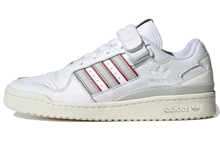 Adidas Forum Low  White Grey Red  H03424 44