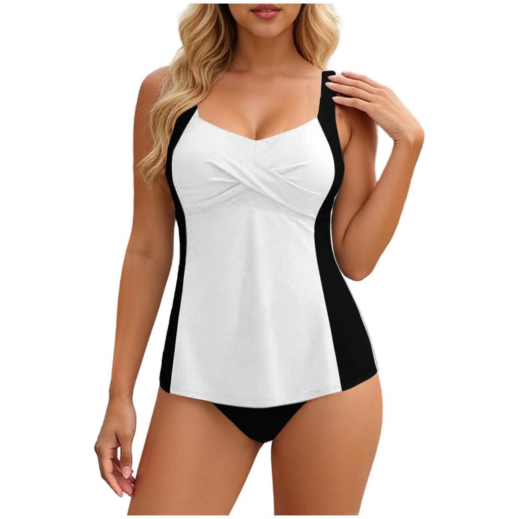 Women Split Swimsuit, Modest Design, Boyshorts Style, Export Dedicated Bikini for Beach Swimming