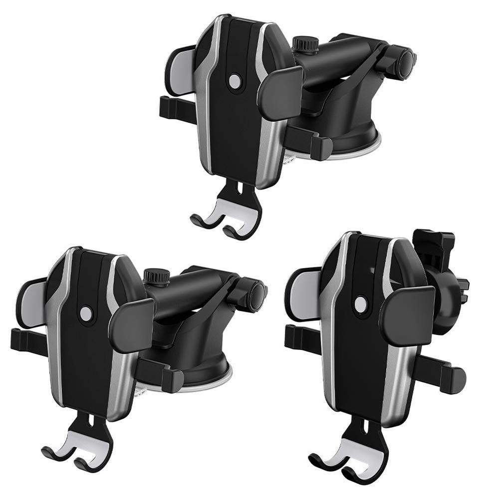 

ABS Mobile Phone Navigation Bracket Car GPS Mount Suction Cup Phone Holder Air Outlet Bracket black-1