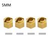 4Pcs 7mm Brass Wheel Hex Hub Extender Adapter 4/5/6mm For TRX4M Bronco Defender 1/18 RC Crawler Car Model Parts
