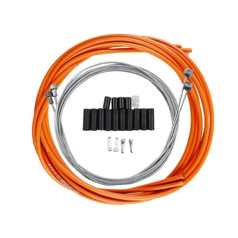 Bike Brake Shift Cable Housing Set Multicolor Wear Resistant For Mountain Road Bicycle Replacement