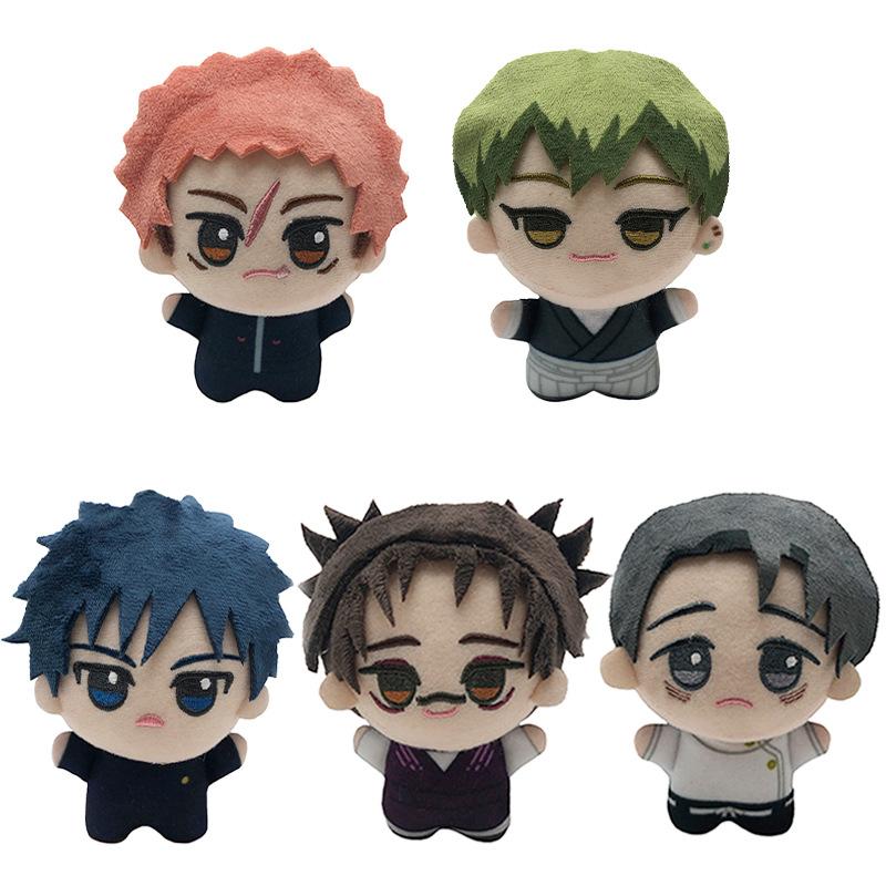 Portachiavi Peluche Jujutsu Kaisen 13cm Peluche Bambole Ripiene Giocattoli Fushiguro Megumi Itadori Yuji Okkotsu Yuta Zenin Naoya Choso