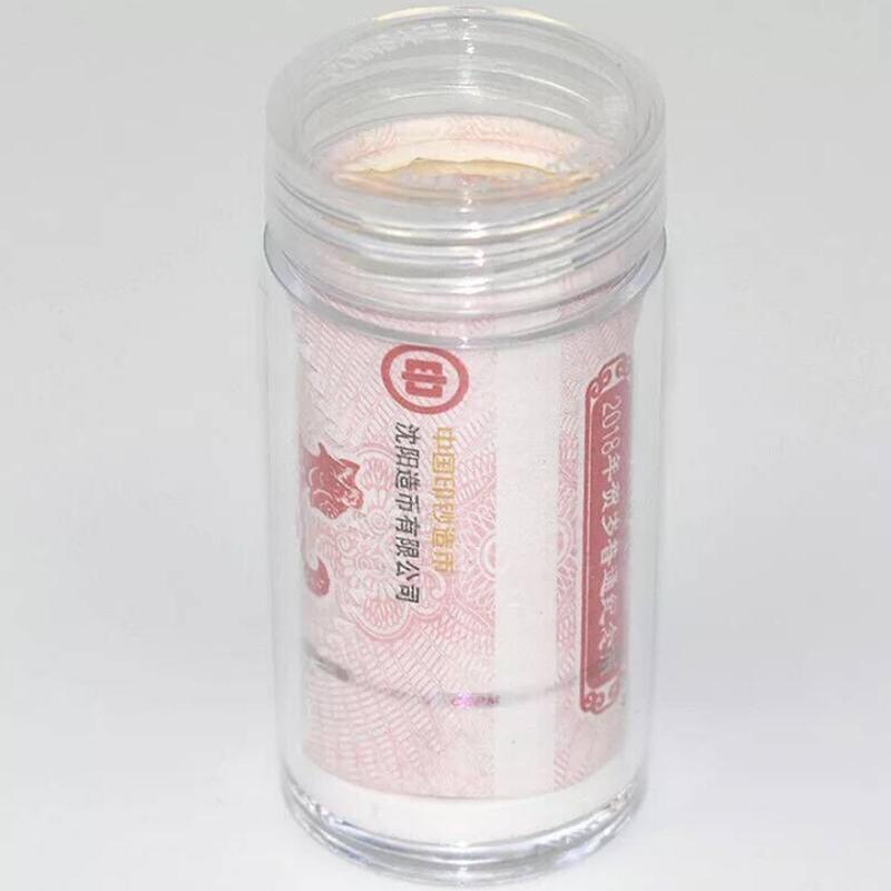 Transparent Coin Capsule Holder Case Commemorative Coin Collection Container Coin Storage Box 12 Barrels Coin Protection Tube