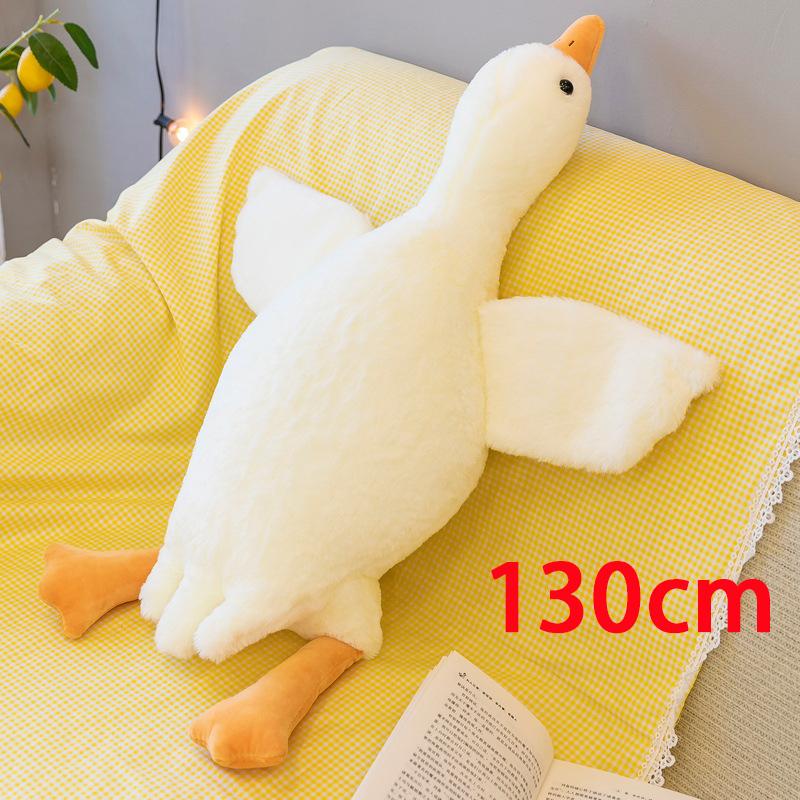 35/50/90/130CM Funny Goose Plush Stuffed Soft Duck Sleeping Pillow Sofa Cushion Kids Girlfriend Birthday Gift Toy