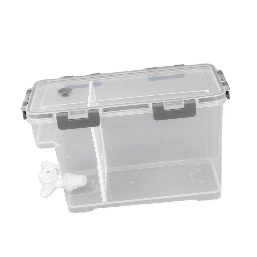 3.5L Drink Dispenser with Spigot Rubber Ring Safe Large Capacity PP Cold Water Beverage Dispenser