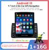 9.7" Vertical Android 11 Stereo Radio GSP Wifi For Chrysler Grand Voyager 11-15