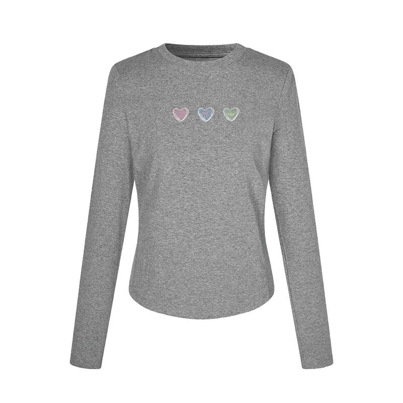 FivePlus Women's Slim Fit Short Long-Sleeve T-Shirt