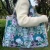 Eco-Friendly Foldable Korean Style Portable Shopping Bag - Medium Size Handbag