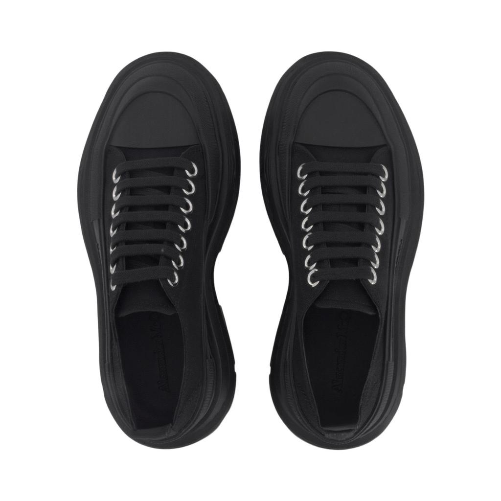 (WMNS) Alexander McQueen Tread Slick Lace Up 'Black' Women's 617881W4L321000