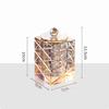 Bathroom Crystal Glass Toothpick Dispenser, Cotton Swab Box, Toothpick Holder, Dental Floss Storage Jar Teeth, Household Items