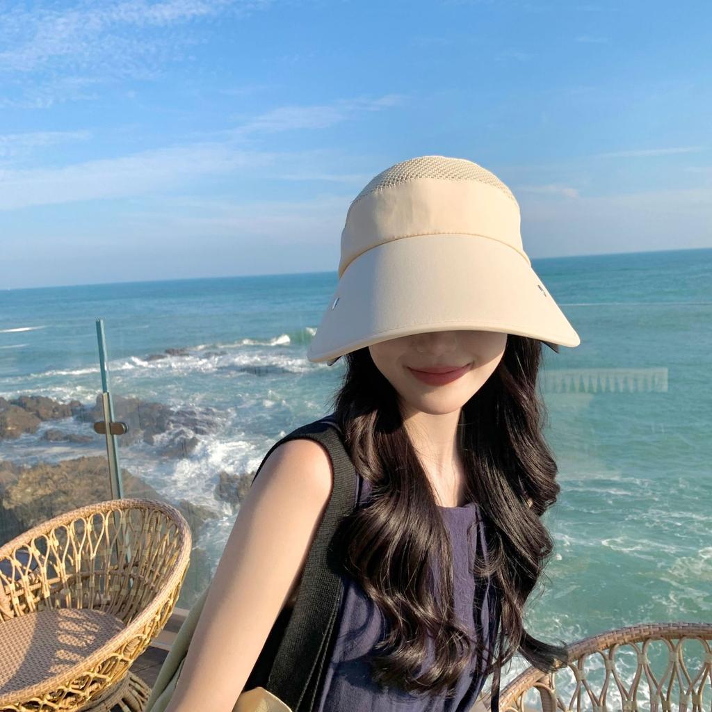 Sunscreen Lens Empty Roof Sun Hat UV Protection Large Brim Showing Small Outdoor Flat Roof Riding