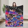 Oliver Tree Blankets Quality Warm Throw Blanket Winter Camping Couch Chair Funny Bedspread