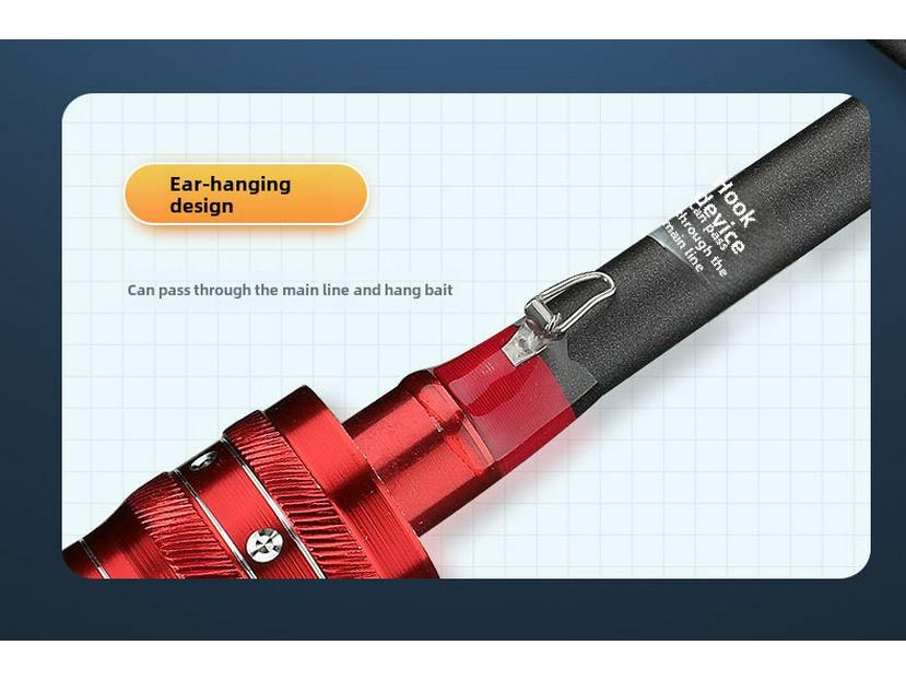 Adjustable Carbon Lure Rod with Gun Handle - Medium Light Weight, Straight Handle, Makou Leiqiang Rod for Casting Fishing.