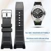 Cinturino in Silicone con Intaglio 30x16mm per Orologio IWC The engineer Ingenieur Cinturino IW376505 IW323601Cinturino in Gomma Impermeabile Braccialetti