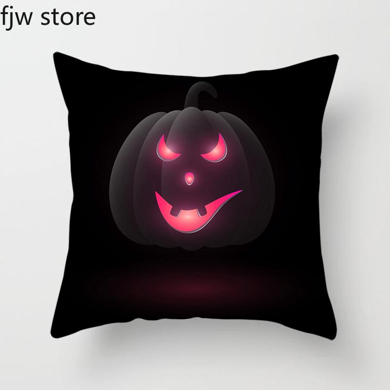 Halloween Decoration Pillowcase Pumpkin Ghost Face Party Holiday Gift Sofa Cushion Cover Bedroom Home