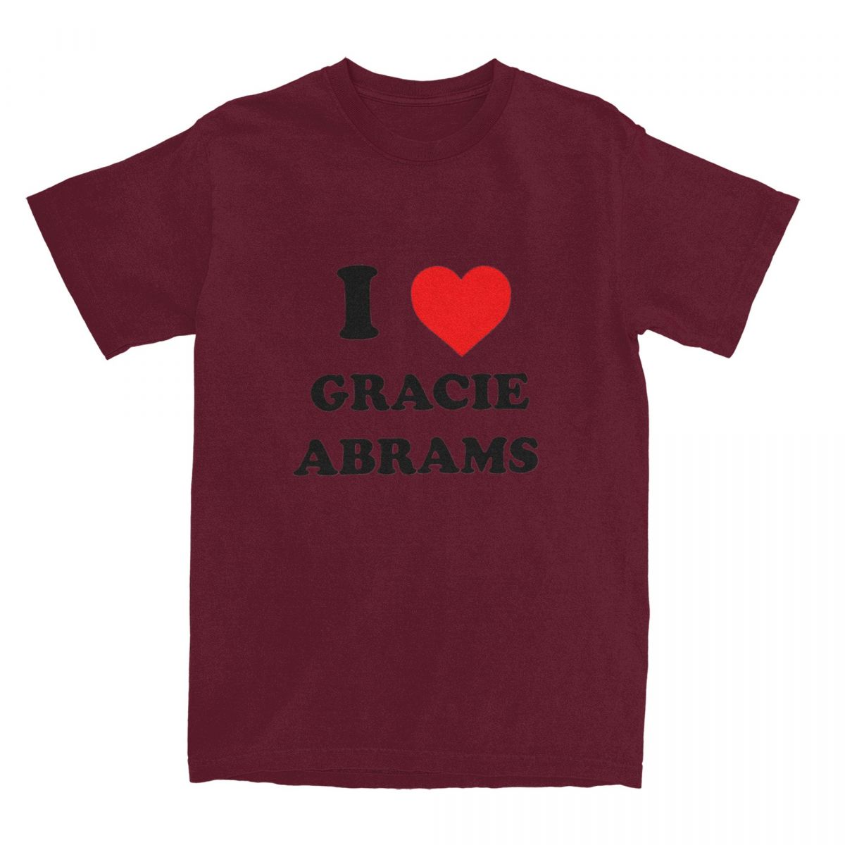 

Gracie Abrams T-Shirt I Love Gracie Abrams Fashion T Shirts Short Sleeves Y2K Funny Tops Summer 100% Cotton Crewneck 6XL Tees 4XL