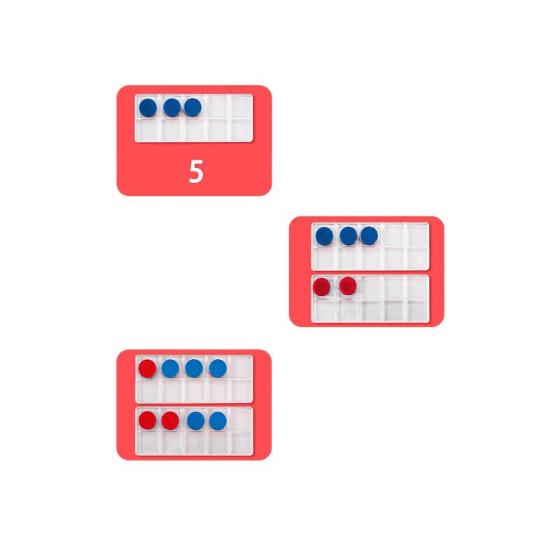 Aide à la décomposition et à la composition des nombres sur cadre de dix pour l'arithmétique K-1 (Ajouter/Soustraire dans la limite de 20)