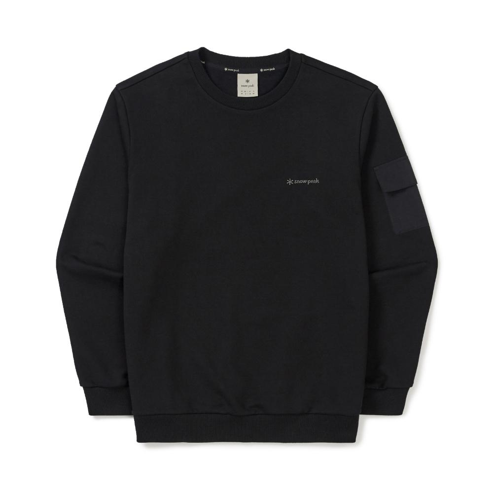 SNOWPEAK Land Pocket Sweatshirt Black (S25FMFHT60)