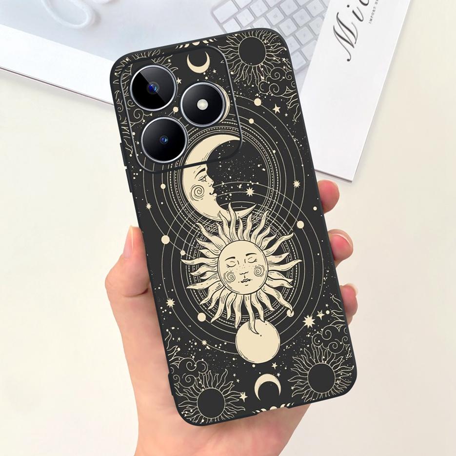 For Realme C51 Case RMX3830 Cute Astronauts Cartoon Cover Soft Silicone Phone Case For Realme C53 C 51 RealmeC51 RealmeC53 Shell