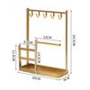 Multifunctional Earrings Display Stand Metal Necklace Storage Rack Jewelry Display Rack  Ring