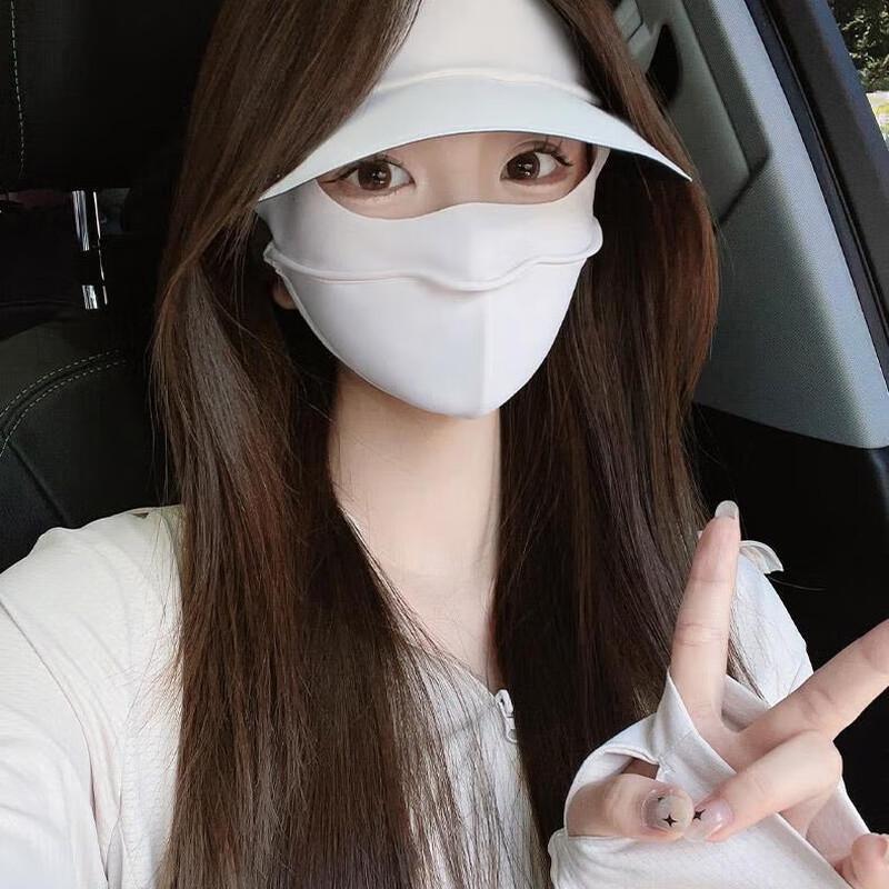 WEZHO Summer Sun Protection Face Mask with Neck Guard and Brim