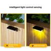 Waterproof Outdoor Solar LED Wall Lights Sunlight Lamp For Villa Garden Balcony Fence Stairs Porch Decor Lighting   Clearance