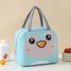 Cartoon Animals Printed Thermal Lunch Bags For Children Kids Storage Banto Lunchbox Food Bag Insulation Bags