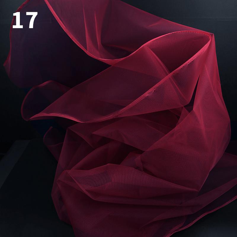 100x160cm Hard Tulle Mesh Fabric for DIY Wedding Dress Skirt Yarn Cloth Decoration Fabric by Per Meter Polyester Stiff Mesh New