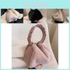 Trendy Women's Plush Handbag Stylish Soft Fabric Chic Crossbody Bag For Daily Use