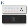 Dual Socket Switch 8M Indian Standard Wall Touch Switch Compatible with Alexa Google Assistant Voice Control Tuya
