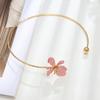 Adjustable Open Chokers Colorful Collar Necklace Elegant Flower Necklaces  Vacation