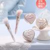 Bunny Garden Collection Embossed Blusher + Angled Blusher Brush