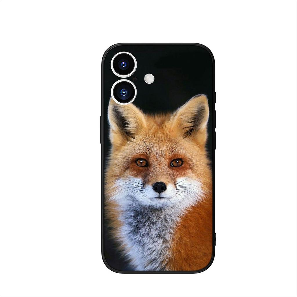 Phone Cover for Apple iPhone 17 16 15 11 Pro XS Max XR 6 7 8 Plus + SE 2020 5 16E Case Anime fox funny foxs cute Casing