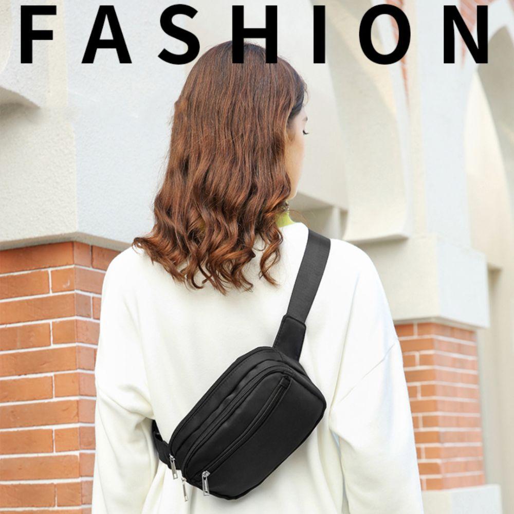 Trendy Multifunctional Waist Bags Stylish Women Running Pouch Belt Crossbdoy Chest Bag  Outdoor