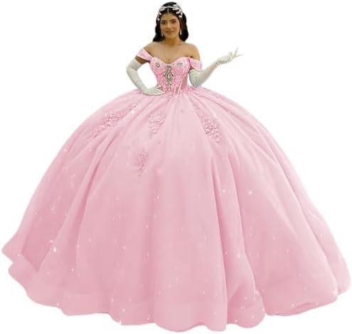 One Shoulder Wedding Dress Large Skirt Trailing Blue Sequin Evening Dress Bar Mitzvah Princess Dress