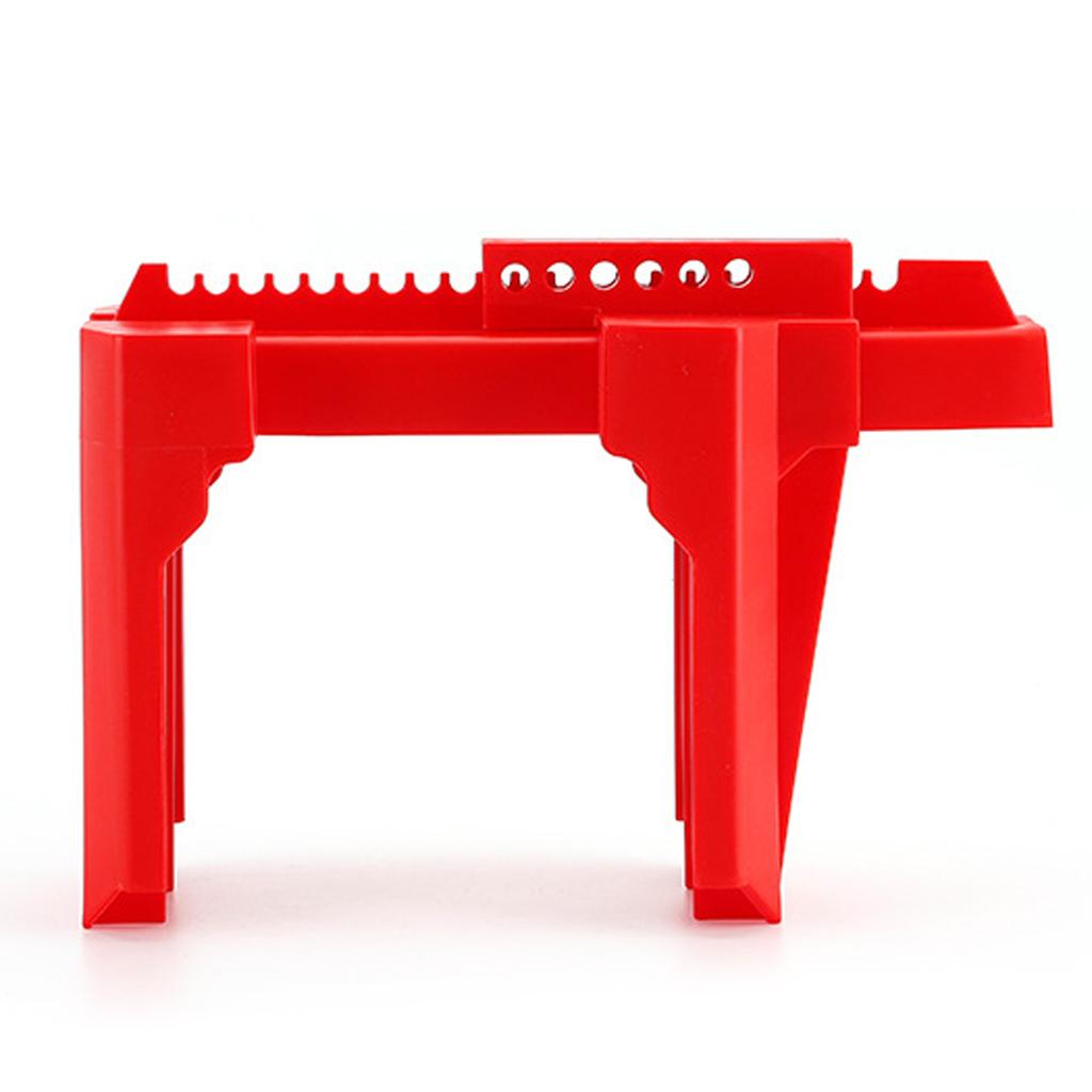 Multipurpose Adjustable Designs Sturdy Plastic Pipe Valves Lockout Systems High Temperatures Resistant 2Pieces
