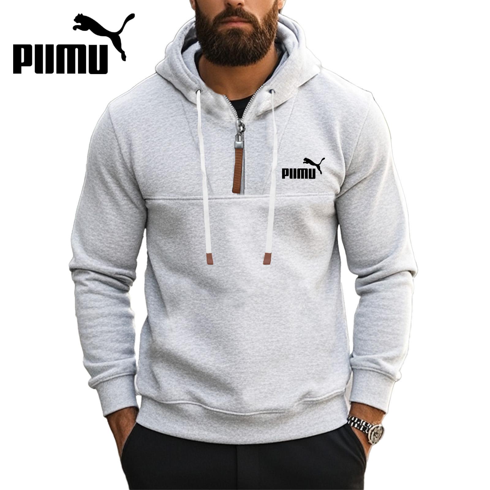 Хаки 2025 Осень и зима Новая толстовка с капюшоном — фото 10