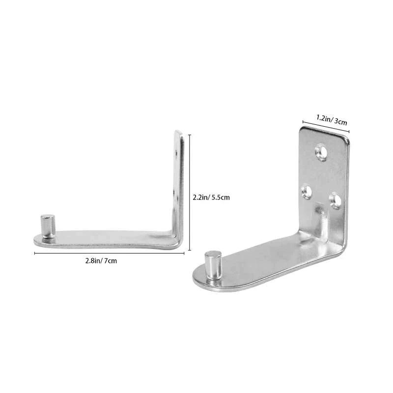 L Shaped Fire Extinguisher Wall Holder Heavy Duty Max 12KG Load Hanging Mount Hook for Apartment Workshop