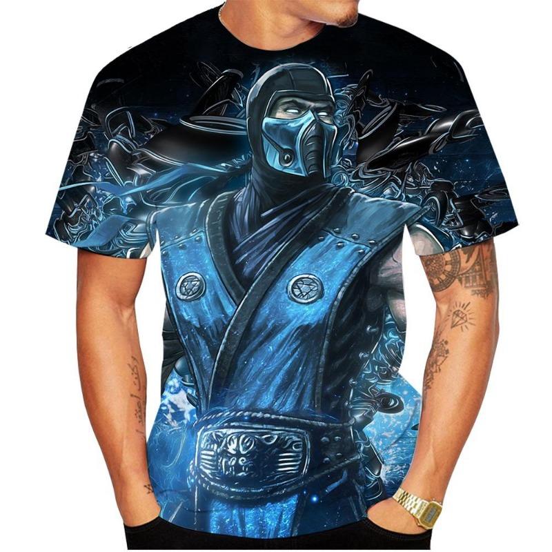 Nieuwe Zomer Hete Verkoop Mortal Kombat 3D Print Heren/dames T-shirt Korte Mouw Ronde Hals Kleding Grote Maten 100~6xl Oversized