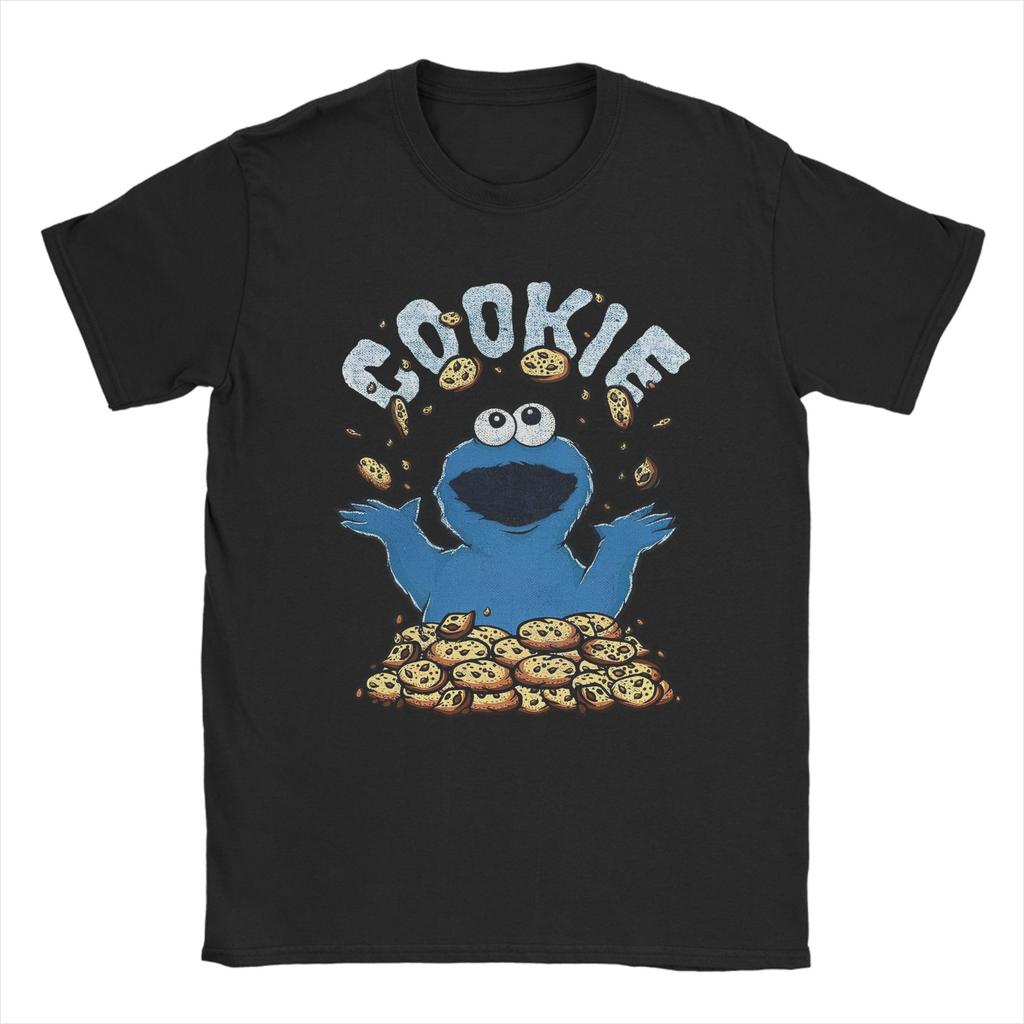 Sesames Streets Elmo T Shirt Unisex Womens Cotton Humor TShirts Round Collar Oscar Tees Short Sleeve Clothing 4XL 5XL