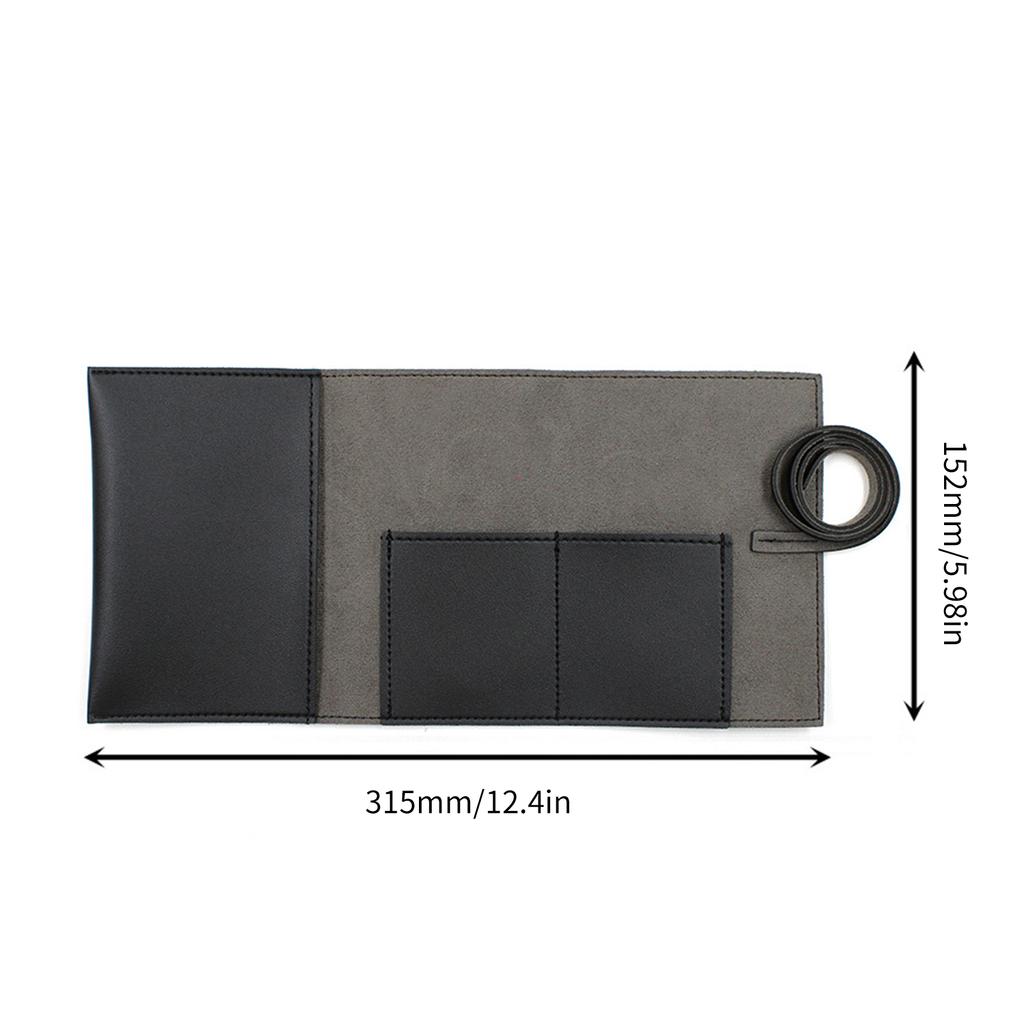 PU Leather Electronic Organizer Pouch Bag Waterproof PU Leather Tech Accessories Storage Portable Travel Cord Cable Organizer