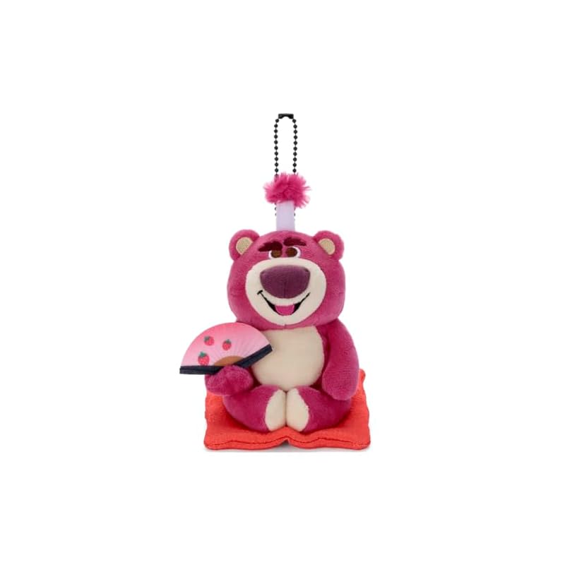 Takara Tomy Arts Pixar Character Toy Story 30th Anniversary Ball Chain Mascot Lotso (Evil Magistrate) Plush Toy, approximately 14cm tall